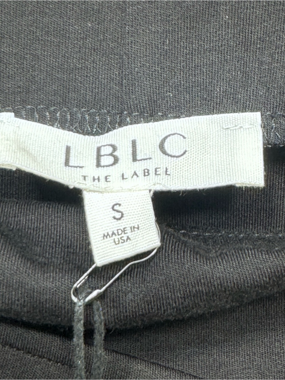LBLC the label Ferris Draped Midi Skirt in a black nwt size small - Picture 6 of 11